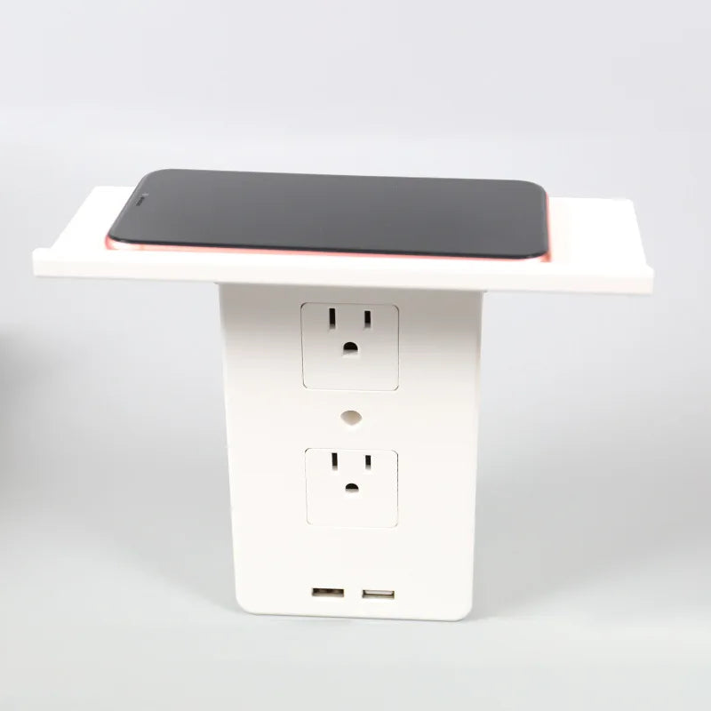 wall outlet extender - shelf with outlet