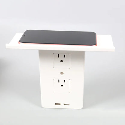 wall outlet extender - shelf with outlet